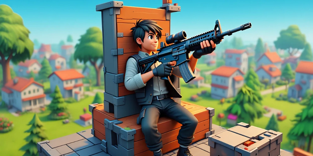 Fortnite battle-royal game art